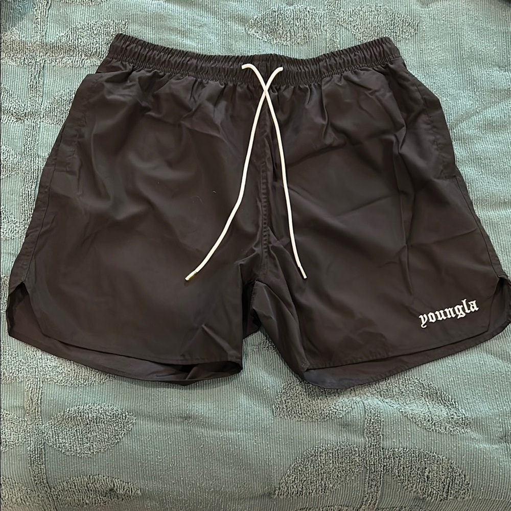 Black YoungLA The Finest Shorts XL